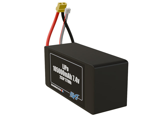 LiPo 105000mAh 2S3P 7.4v Battery Pack