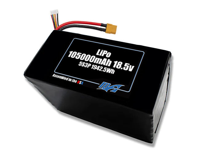 LiPo 105000mAh 5S3P 18.5v Battery Pack