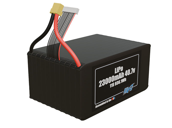 LiPo 23000mAh 11S 40.7v Battery Pack