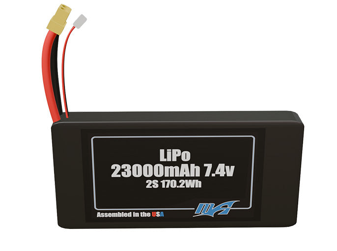 LiPo 23000mAh 2S 7.4v Battery Pack