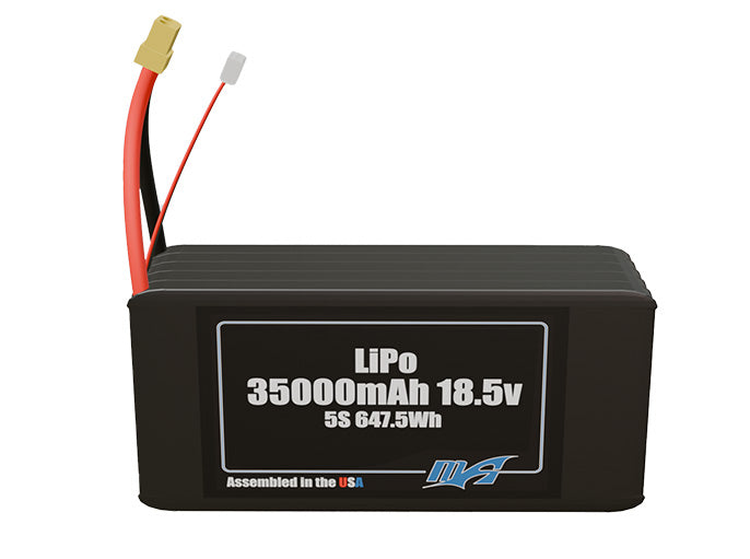 LiPo 35000mAh 5S 18.5v Battery Pack