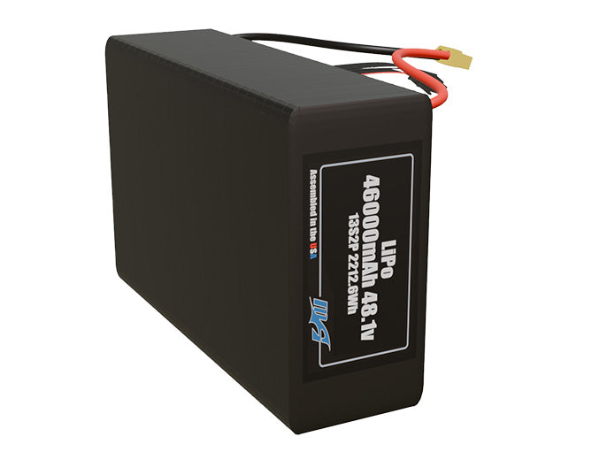 LiPo 46000mAh 13S2P 48.1v Battery Pack