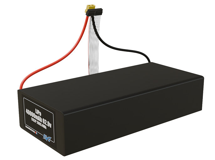 LiPo 46000mAh 17S2P 62.9v Battery Pack