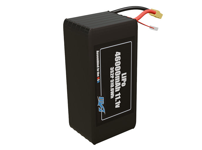 LiPo 46000mAh 3S2P 11.1v Battery Pack