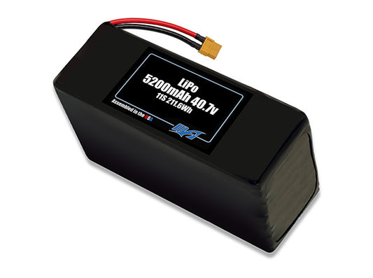Graphene LiPo 5200mAh 11S 40.7v Battery Pack