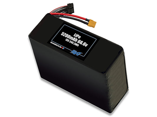 Graphene LiPo 5200mAh 18S 66.6v Battery Pack