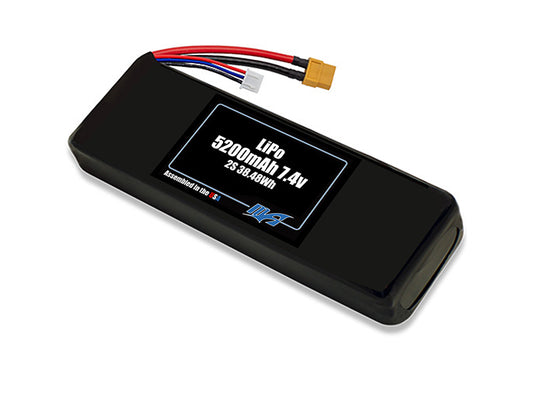 Graphene LiPo 5200mAh 2S 7.4v Battery Pack