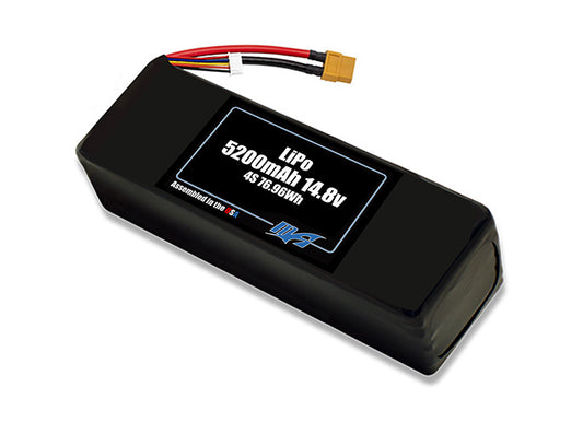 Graphene LiPo 5200mAh 4S 14.8v Battery Pack