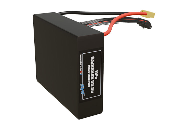 LiPo 6500mAh 15S2P 55.5v Battery Pack
