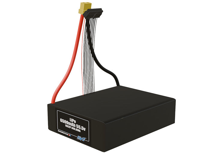 LiPo 6500mAh 15S2P 55.5v Battery Pack