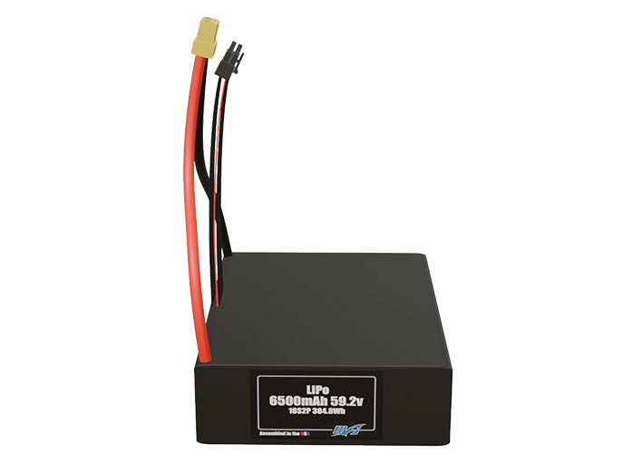 LiPo 6500mAh 16S2P 59.2v Battery Pack