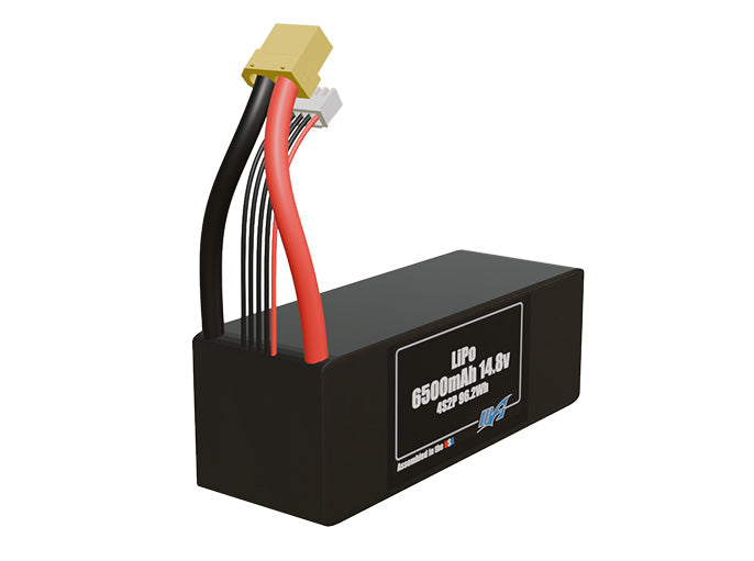 LiPo 6500mAh 4S2P 14.8v Battery Pack