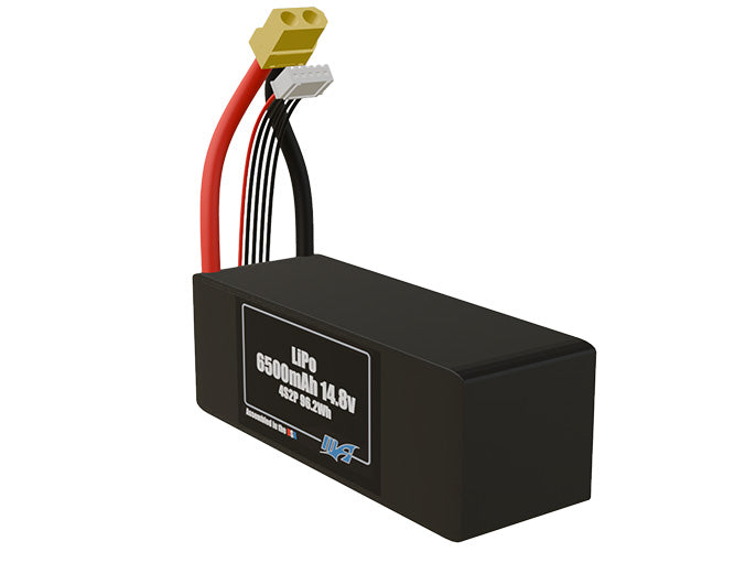 LiPo 6500mAh 4S2P 14.8v Battery Pack