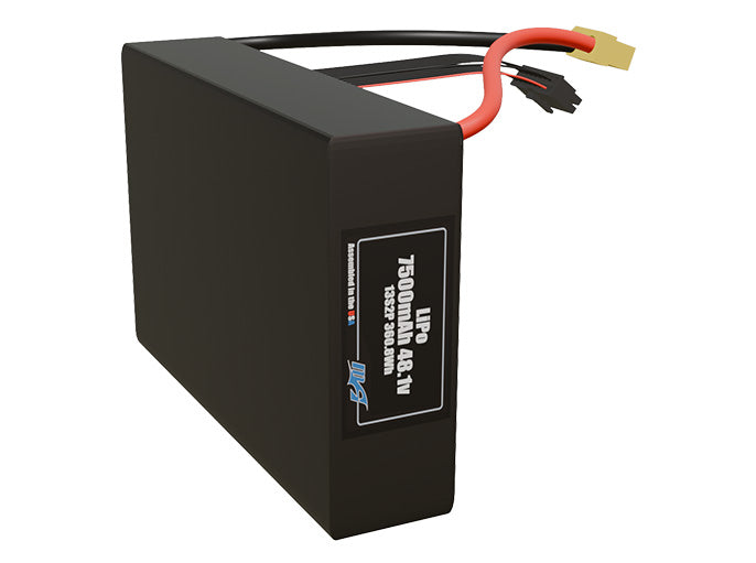 Graphene LiPo 7500mAh 13S2P 48.1v Battery Pack