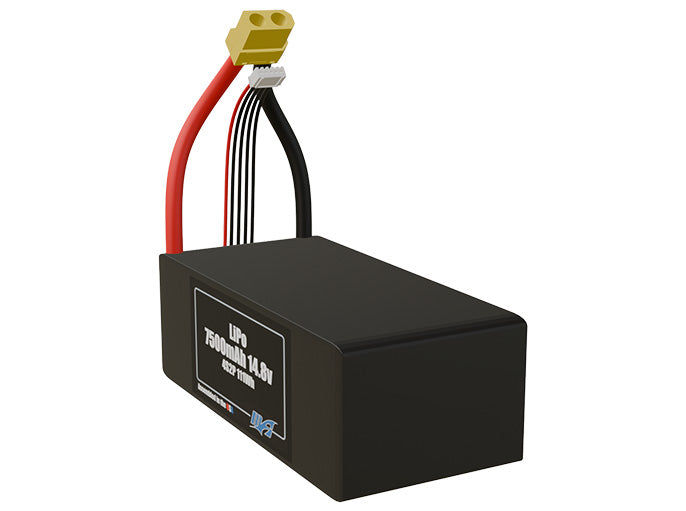 Graphene LiPo 7500mAh 4S2P 14.8v Battery Pack