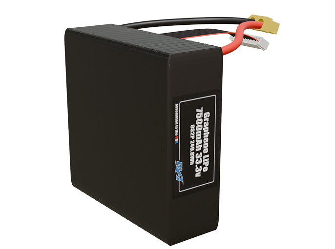 Graphene LiPo 7500mAh 9S2P 33.3v Battery Pack