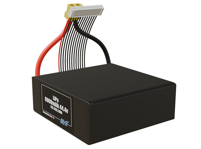 LiPo 8000mAh Lite 12S 44.4v Battery Pack