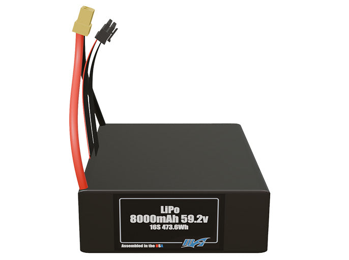 LiPo 8000mAh Lite 16S 59.2v Battery Pack