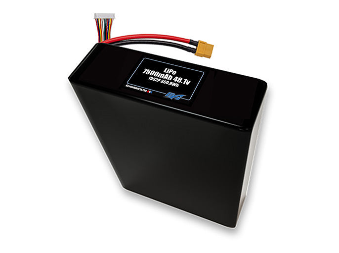 Graphene LiPo 7500mAh 13S2P 48.1v Battery Pack