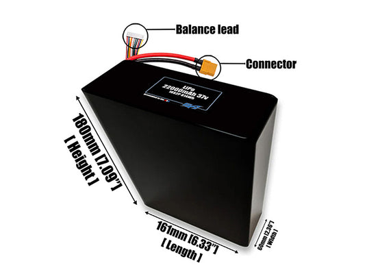LiPo 22000mAh 10S2P 37v Battery Pack