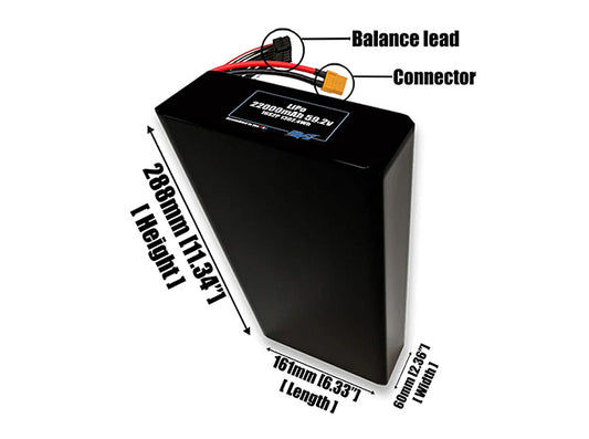LiPo 22000mAh 16S2P 59.2v Battery Pack
