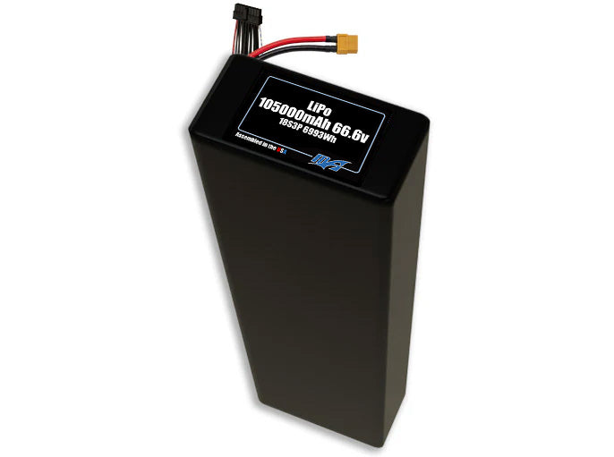 LiPo 105000mAh 18S3P 66.6v Battery Pack