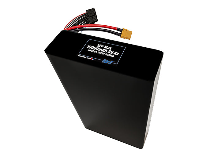 Compact 59.4-volt 10000mAh lithium-polymer battery, built for lightweight drone, UAV, and robotics projects.