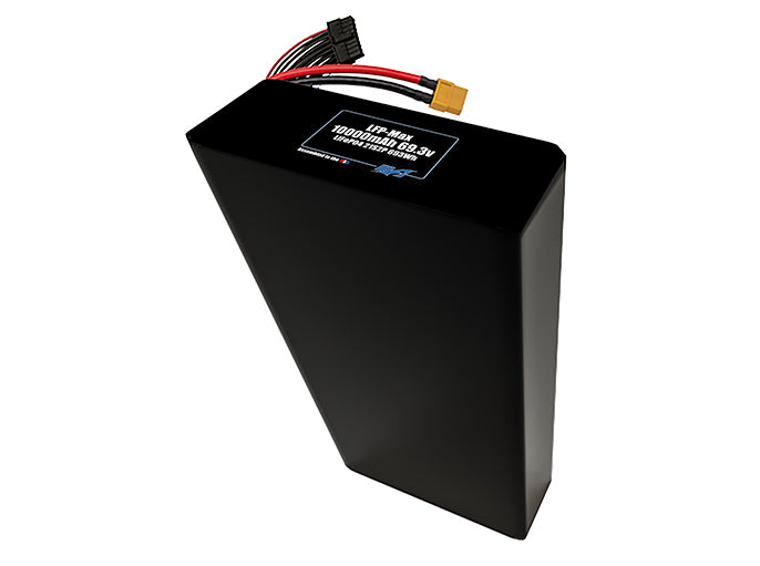 Compact 69.3-volt 10000mAh lithium-polymer battery, built for lightweight drone, UAV, and robotics projects.