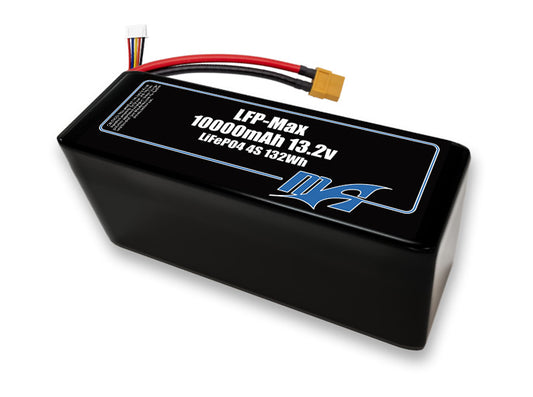 Compact 13.2-volt 10000mAh lithium-polymer battery, built for lightweight drone, UAV, and robotics projects.