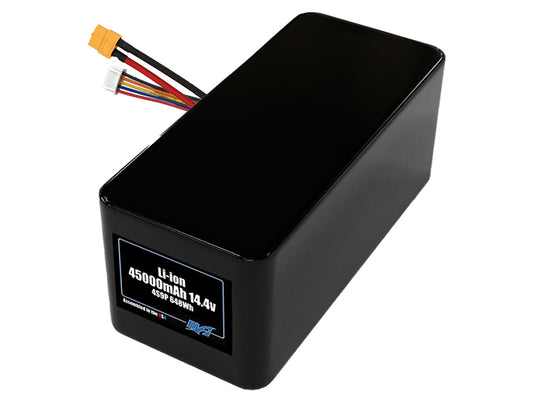 Compact 14.4-volt 45000mAh lithium-polymer battery, built for lightweight drone, UAV, and robotics projects.