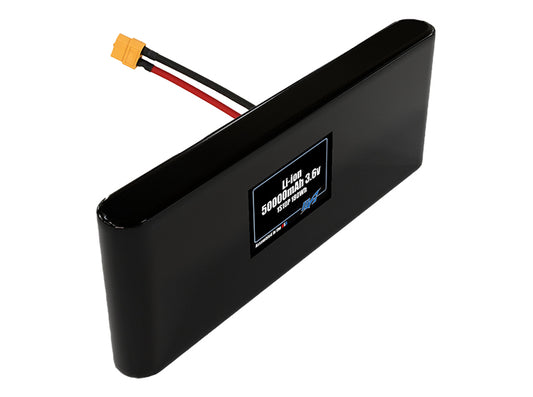 Compact 3.6-volt 50000mAh lithium-polymer battery, built for lightweight drone, UAV, and robotics projects.