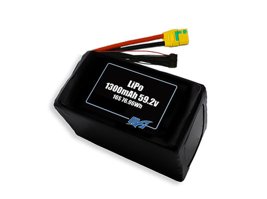 LiPo 1300mAh 16S 59.2v Battery Pack