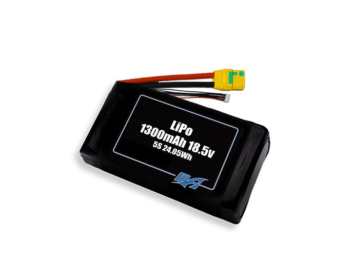 LiPo 1300mAh 5S 18.5v Battery Pack