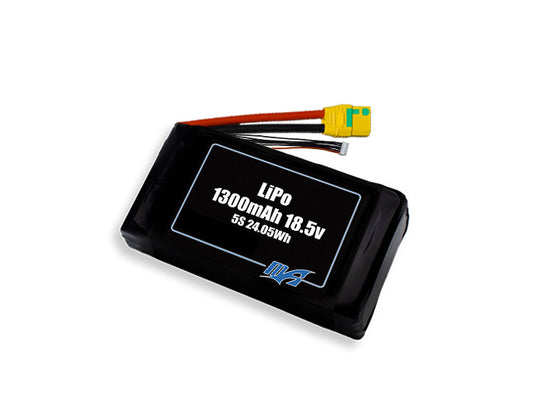 LiPo 1300mAh 5S 18.5v Battery Pack