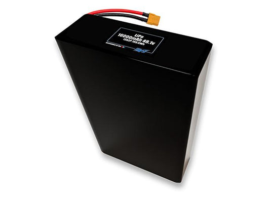 Compact 48.1-volt 16000mAh lithium-polymer battery, built for lightweight drone, UAV, and robotics projects.