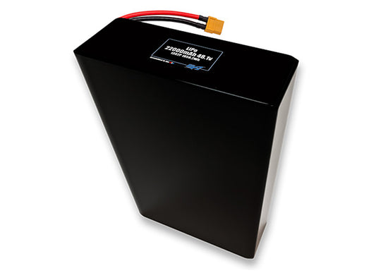 Compact 48.1-volt 22000mAh lithium-polymer battery, built for lightweight drone, UAV, and robotics projects.