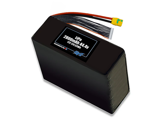 LiPo 2800mAh 12S 44.4v Battery Pack