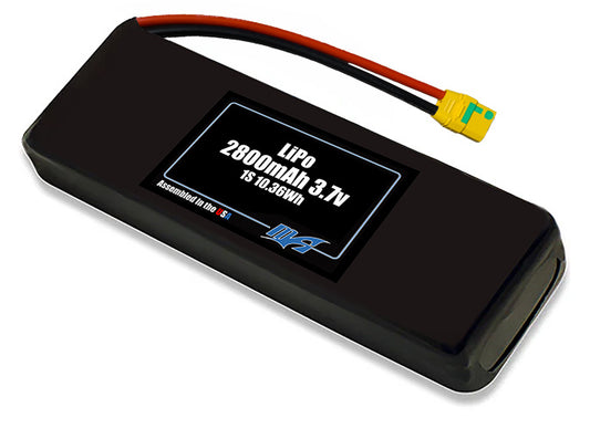 LiPo 2800mAh 1S 3.7v Battery Pack