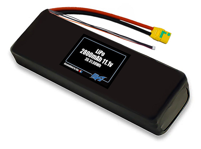 LiPo 2800mAh 3S 11.1v Battery Pack