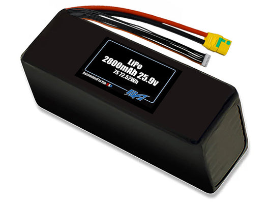 LiPo 2800mAh 7S 25.9v Battery Pack