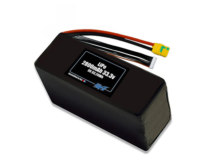 LiPo 2800mAh 9S 33.3v Battery Pack