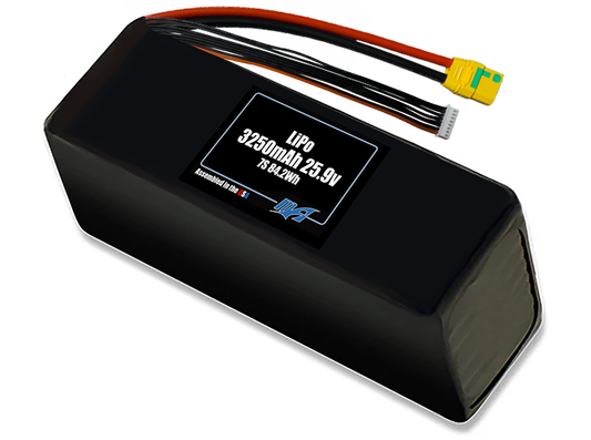 LiPo 3250mAh 7S 25.9v Battery Pack