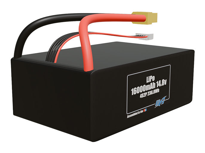 リポバッテリー　16000mAh LiPo 16000mAh 4S2P 14.8v Battery Pack – MaxAmps Lithium Batteries
