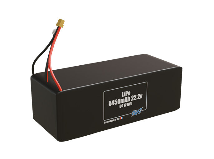 LiPo 5450mAh 6S 22.2v Battery Pack – MaxAmps Lithium Batteries