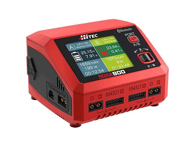 Lipo Battery Charger RDX2 800 - Two Port 800W DC 200W AC