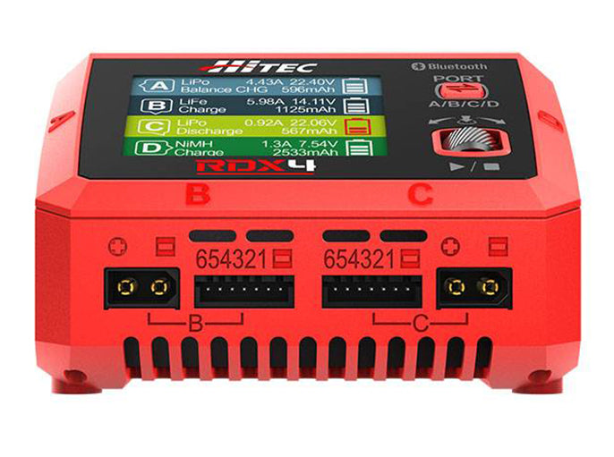 LiPo Battery Charger Hitec RDX4 AC/DC Charger