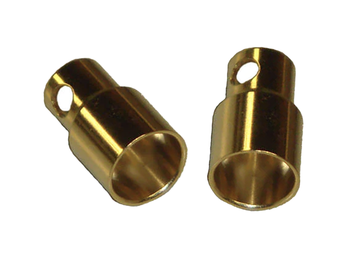 8mm Gold Female Connector