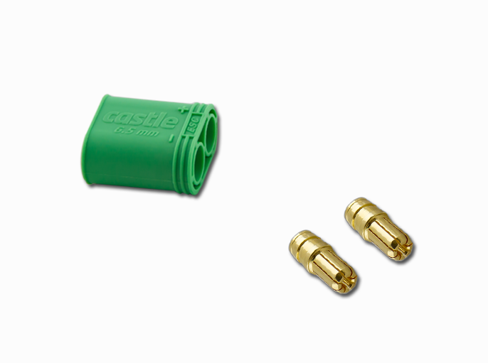 Castle 6.5mm Polarized Male Connector