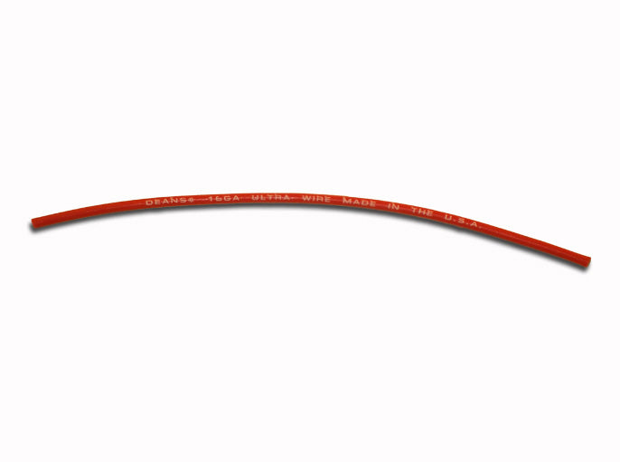 16awg Deans Ultra Red Wire