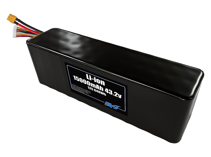 Li-ion 15000 12S3P 43.2v Battery Pack